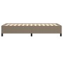 Estructura de cama de tela gris taupe 100x200 cm de vidaXL, Camas y somieres - Ref: Foro24-347046, Precio: 85,75 €, Descuento: %