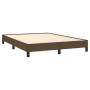 Estructura de cama de tela marrón 140x190 cm de vidaXL, Camas y somieres - Ref: Foro24-346715, Precio: 106,69 €, Descuento: %