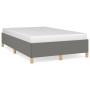 Estructura de cama de tela gris oscuro 120x200 cm de vidaXL, Camas y somieres - Ref: Foro24-347150, Precio: 95,81 €, Descuent...