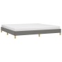 Estructura de cama tela gris oscuro 200x200 cm de vidaXL, Camas y somieres - Ref: Foro24-346843, Precio: 100,26 €, Descuento: %
