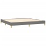 Estructura de cama tela gris oscuro 200x200 cm de vidaXL, Camas y somieres - Ref: Foro24-346843, Precio: 100,26 €, Descuento: %