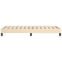 Estructura de cama de tela color crema 90x190 cm de vidaXL, Camas y somieres - Ref: Foro24-346685, Precio: 86,84 €, Descuento: %