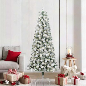 Árbol de Navidad artificial con ramas articuladas 210 cm en Decoración Festiva y Estacional | Comprar online en Foru.es