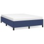 Estructura de cama de tela gris taupe azul 140x200 cm de vidaXL, Camas y somieres - Ref: Foro24-347072, Precio: 114,35 €, Des...