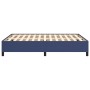 Estructura de cama de tela gris taupe azul 140x200 cm de vidaXL, Camas y somieres - Ref: Foro24-347072, Precio: 114,35 €, Des...