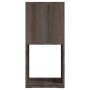 Armario giratorio aglomerado gris y Sonoma 34,5x34,5x75,5 cm en Librerías y estanterías | Comprar online en Foru.es
