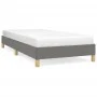 Dark gray fabric bed frame 90x200 cm by vidaXL, Beds and slatted bases - Ref: Foro24-346787, Price: 70,71 €, Discount: %