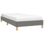 Estructura de cama de tela gris oscura 90x200 cm de vidaXL, Camas y somieres - Ref: Foro24-346787, Precio: 80,16 €, Descuento: %