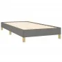 Dark gray fabric bed frame 90x200 cm by vidaXL, Beds and slatted bases - Ref: Foro24-346787, Price: 70,71 €, Discount: %