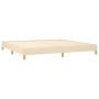 Estructura de cama de tela color crema 200x200 cm de vidaXL, Camas y somieres - Ref: Foro24-346847, Precio: 118,56 €, Descuen...