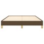 Estructura de cama de tela marrón 140x200 cm de vidaXL, Camas y somieres - Ref: Foro24-346821, Precio: 102,33 €, Descuento: %