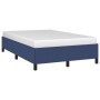 Estructura de cama de tela azul 120x200 cm de vidaXL, Camas y somieres - Ref: Foro24-347056, Precio: 122,43 €, Descuento: %