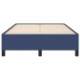 Estructura de cama de tela azul 120x200 cm de vidaXL, Camas y somieres - Ref: Foro24-347056, Precio: 122,43 €, Descuento: %