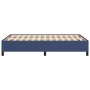 Estructura de cama de tela azul 120x200 cm de vidaXL, Camas y somieres - Ref: Foro24-347056, Precio: 122,43 €, Descuento: %
