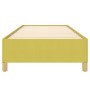 Estructura de cama de tela verde 90x190 cm de vidaXL, Camas y somieres - Ref: Foro24-347132, Precio: 72,18 €, Descuento: %