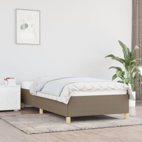 Estructura de cama de tela gris taupe 80x200 cm de vidaXL, Camas y somieres - Ref: Foro24-347121, Precio: 98,51 €, Descuento: %