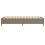 Estructura de cama de tela gris taupe 80x200 cm de vidaXL, Camas y somieres - Ref: Foro24-347121, Precio: 98,51 €, Descuento: %