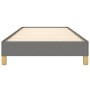 Estructura de cama de tela gris oscuro 80x200 cm de vidaXL, Camas y somieres - Ref: Foro24-346771, Precio: 83,21 €, Descuento: %