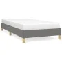 Dark gray fabric bed frame 90x190 cm by vidaXL, Beds and slatted bases - Ref: Foro24-346779, Price: 94,60 €, Discount: %