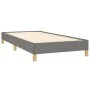 Dark gray fabric bed frame 90x190 cm by vidaXL, Beds and slatted bases - Ref: Foro24-346779, Price: 94,60 €, Discount: %