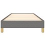 Estructura de cama de tela gris oscuro 90x190 cm de vidaXL, Camas y somieres - Ref: Foro24-346779, Precio: 95,43 €, Descuento: %