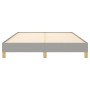 Estructura de cama de tela gris claro 140x200 cm de vidaXL, Camas y somieres - Ref: Foro24-346818, Precio: 102,95 €, Descuent...