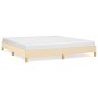 Estructura de cama tela color crema 180x200 cm de vidaXL, Camas y somieres - Ref: Foro24-346839, Precio: 130,92 €, Descuento: %