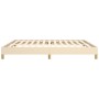 Estructura de cama tela color crema 180x200 cm de vidaXL, Camas y somieres - Ref: Foro24-346839, Precio: 130,92 €, Descuento: %