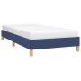 Estructura de cama de tela azul 90x200 cm de vidaXL, Camas y somieres - Ref: Foro24-346792, Precio: 71,40 €, Descuento: %