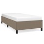 Estructura de cama de tela gris taupe 90x200 cm de vidaXL, Camas y somieres - Ref: Foro24-347038, Precio: 100,65 €, Descuento: %