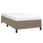 Estructura de cama de tela gris taupe 90x200 cm de vidaXL, Camas y somieres - Ref: Foro24-347038, Precio: 100,65 €, Descuento: %