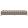 Estructura de cama de tela gris taupe 90x200 cm de vidaXL, Camas y somieres - Ref: Foro24-347038, Precio: 100,65 €, Descuento: %