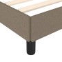 Estructura de cama de tela gris taupe 90x200 cm de vidaXL, Camas y somieres - Ref: Foro24-347038, Precio: 100,65 €, Descuento: %
