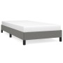 Estructura de cama de tela gris oscuro 90x190 cm de vidaXL, Camas y somieres - Ref: Foro24-346681, Precio: 83,28 €, Descuento: %