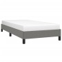 Estructura de cama de tela gris oscuro 90x190 cm de vidaXL, Camas y somieres - Ref: Foro24-346681, Precio: 83,28 €, Descuento: %