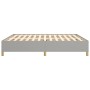 Estructura de cama tela gris claro 160x200 cm de vidaXL, Camas y somieres - Ref: Foro24-347173, Precio: 120,92 €, Descuento: %