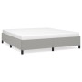 Estructura de cama tela gris claro 160x200 cm de vidaXL, Camas y somieres - Ref: Foro24-347074, Precio: 128,62 €, Descuento: %