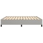 Estructura de cama tela gris claro 160x200 cm de vidaXL, Camas y somieres - Ref: Foro24-347074, Precio: 128,62 €, Descuento: %