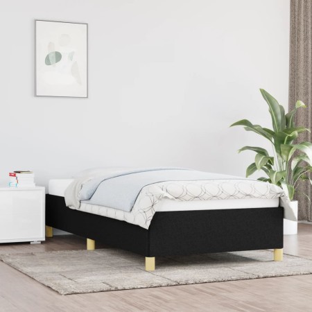 Estructura de cama de tela gris claro 100x200 cm de vidaXL, Camas y somieres - Ref: Foro24-347143, Precio: 75,30 €, Descuento: %