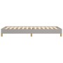 Estructura de cama de tela gris claro 90x200 cm de vidaXL, Camas y somieres - Ref: Foro24-346786, Precio: 80,16 €, Descuento: %