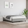 Estructura de cama de tela gris claro 140x200 cm de vidaXL, Camas y somieres - Ref: Foro24-347066, Precio: 115,39 €, Descuent...