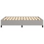 Estructura de cama de tela gris claro 140x200 cm de vidaXL, Camas y somieres - Ref: Foro24-347066, Precio: 115,39 €, Descuent...