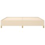 Estructura de cama de tela color crema 200x200 cm de vidaXL, Camas y somieres - Ref: Foro24-347194, Precio: 128,10 €, Descuen...