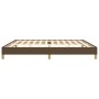 Estructura de cama tela marrón oscuro 200x200 cm de vidaXL, Camas y somieres - Ref: Foro24-346845, Precio: 124,46 €, Descuent...