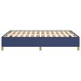 Estructura de cama de tela gris taupe azul 140x200 cm de vidaXL, Camas y somieres - Ref: Foro24-347171, Precio: 114,03 €, Des...