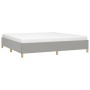 Estructura de cama gris claro tela 200x200 cm de vidaXL, Camas y somieres - Ref: Foro24-347189, Precio: 116,87 €, Descuento: %