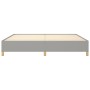 Estructura de cama gris claro tela 200x200 cm de vidaXL, Camas y somieres - Ref: Foro24-347189, Precio: 116,87 €, Descuento: %
