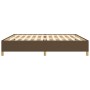 Estructura de cama tela marrón oscuro 200x200 cm de vidaXL, Camas y somieres - Ref: Foro24-347192, Precio: 125,94 €, Descuent...