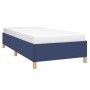 Estructura de cama de tela azul 80x200 cm de vidaXL, Camas y somieres - Ref: Foro24-347123, Precio: 92,07 €, Descuento: %