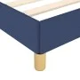 Blue fabric bed frame 90x190 cm by vidaXL, Beds and slatted bases - Ref: Foro24-347131, Price: 72,48 €, Discount: %